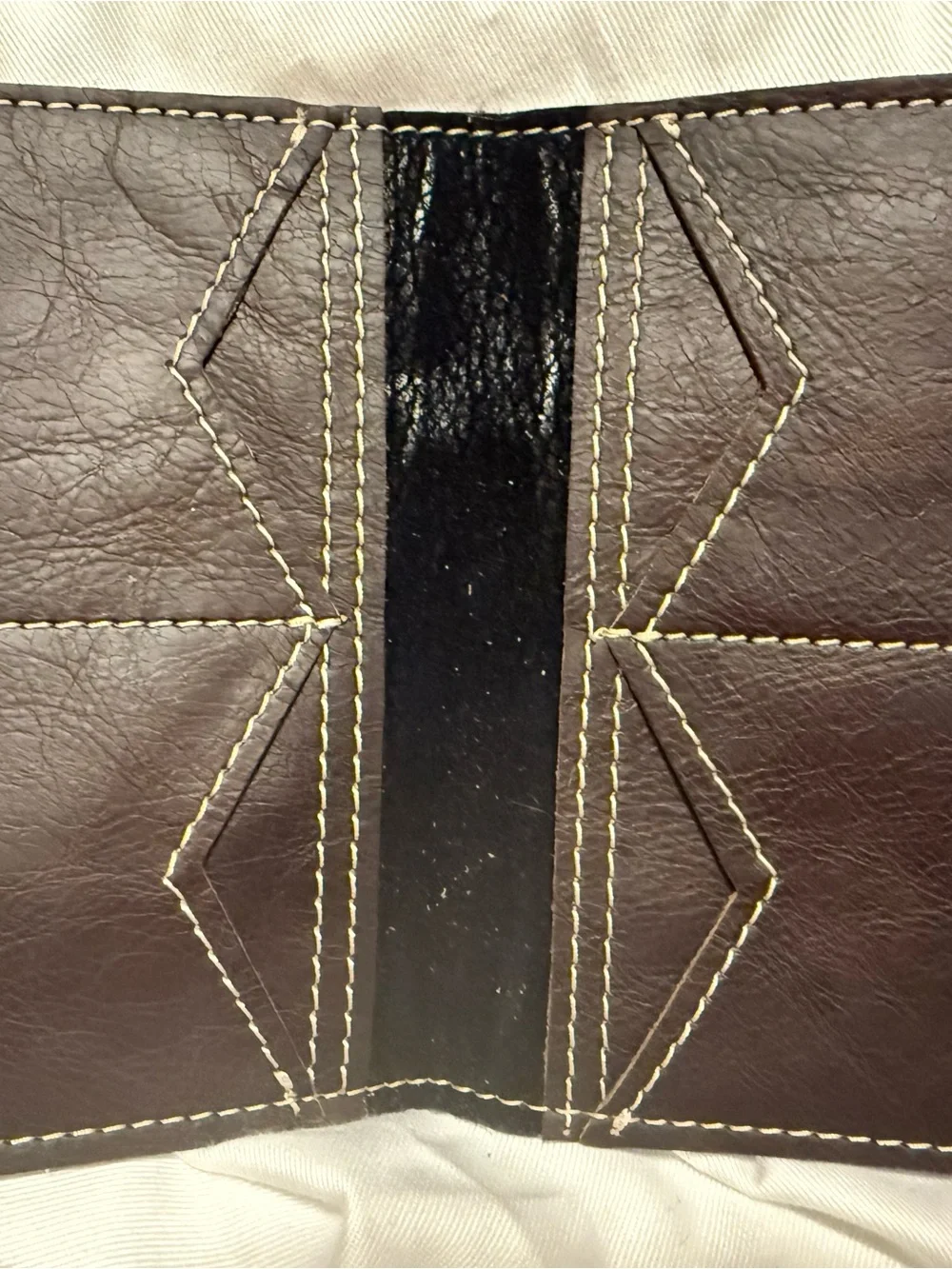 Haircalf Bi-Fold Wallet in Dark Brown